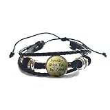 Bracelet avec citation en anglais « Literary Something Wicked This Way Comes » - PU074