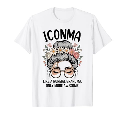 ICONMA Like A Normal Grandma Only More Awesome Messy Buns T�V���c