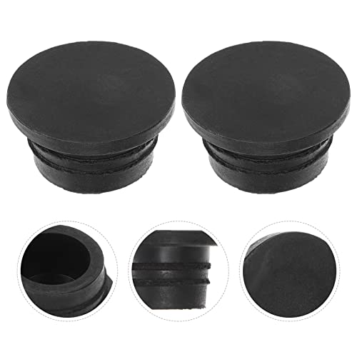 2 tapones de goma para escalera de piscina miniatura 6