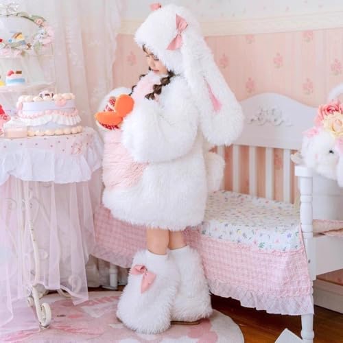 Disfraz de Conejo Rosa para Niñas miniatura 4