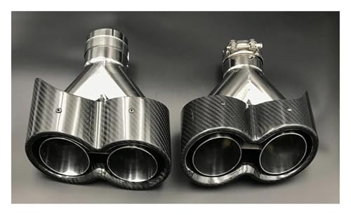 Silencieux d'échappement en carbone brillant de style Y pour sublimer votre BMW