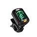 Clip On Guitar Tuner For All Instruments, Ukulele, Guitar, Bass, Mandolin, Violin, Banjo, Large Clear LCD Display For Guitar Tuner. 4pack