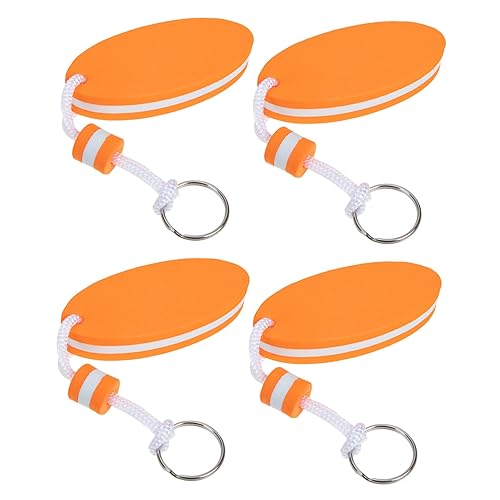 WESIEVYA 4stücke Schwimmender Eva Schlüsselanhänger Mini Surfbrett Anhänger Keychain Für Wassersport Bootfahren Angeln Outdoor Aktivitäten Leichterkennbar
