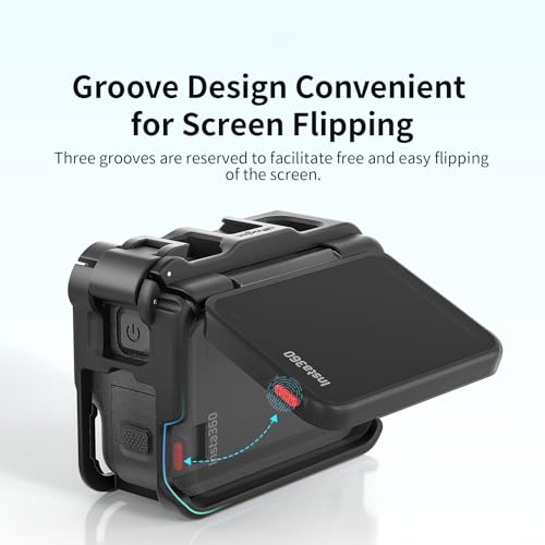 Jaula para cámara Insta360 Ace Pro 2 con soporte protector antichoque y ajuste preciso 3