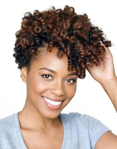 QUEENTAS 3Packs 20 inch Short Crochet Hair for...