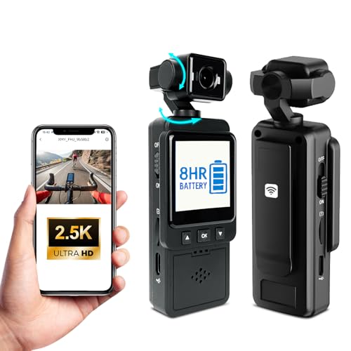 CTRYUN 2.5K Body Cameras with Audio and Video Recording, Handheld