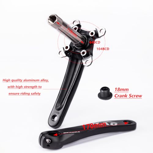 DFNWSSS MTB Crankset 170mm