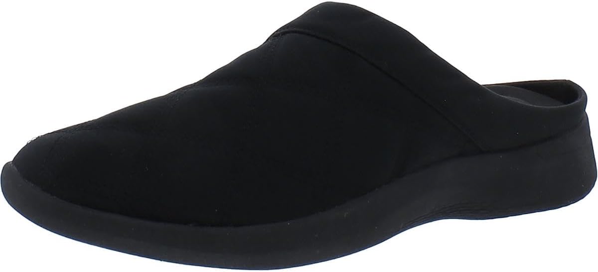 Rockport Women's Jaime Mule, Black Quilted Washable, 9