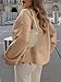 ANRABESS Women's Oversized Sweaters 2025 Long Sleeve Fuzzy Knit Casual Chunky Pullover Sweater Fall Outfits Clothes Apricot Small