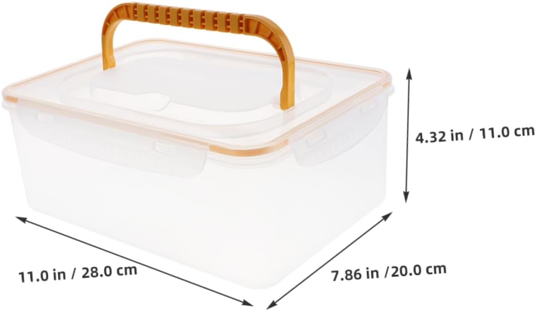 Garneck 2Pcs Clear Breastmilk Storage Organizer with Lid Freezer Storage Bins for Milk Bags and Bottles Compact Refrigerator Containers for Optimal Freshness and Nutrition