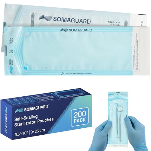 SomaGuard 3.50 × 10" Self-Sealing Pouches