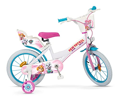 Bicicleta 16" Patrulla Canina para Niños 4-6 años