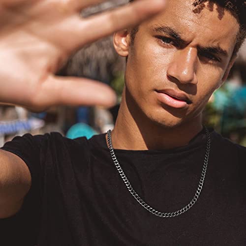 Yesilver Graduation Gifts For Him, Black Cuban Link Chain For Men Class Of 2022 Gifts Chunky Graduation Necklace College Graduation Gifts For Him 2022 High School #TOP4