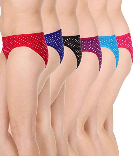 Image of Fashion Comfortz Women's Cotton Blend Classic Regular Solid Briefs