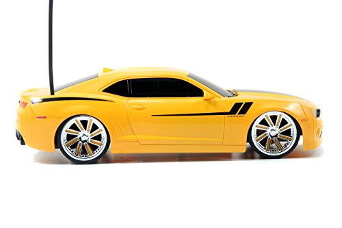 Image of Jada Toys HyperChargers 2010 Chevy Camaro SS 1:16 BTM Remote Controlled Vehicle, Yellow