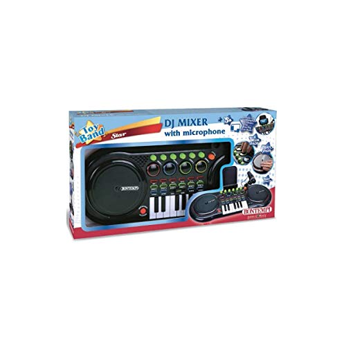 DJ-mixer met microfoon en keyboard 53,5 cm zwart - Image 7