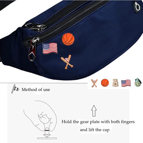 Image of ZOORON Fanny Pack Waist Bag Travel Pocket Chest Shoulder Bag Running Belt
