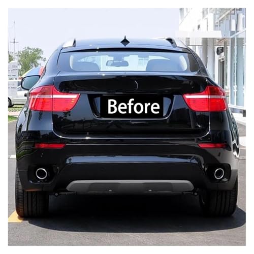 Tuyau d'échappement BMW X6 E71 2009-2013 embout pot d'échappement carré V8
