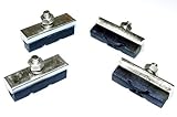 frenos de bicicleta de carretera Tienen una longitud de 13 cm BIKE ORIGINAL - Zapatas de Freno de Rosca (40 mm)