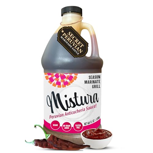 Mistura Peruvian Anticucheria Secret Sauce – Aji Marinade for Grilling,