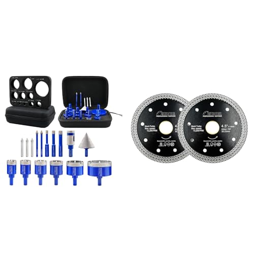 Kit de brocas para azulejos y cerámica, 16 piezas miniatura 1