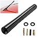 GTP Aluminum Black 4.7" Short Carbon Fiber Vehicle Car AM/FM Radio Antenna Universal Replacement