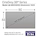 Akia Screens CLR ALR Projector Screen 103 inch 16:9 4K Standard Throw Projection, High Contrast, Ceiling Ambient Light Rejection, Edge Free Fixed Frame Movie Screen Indoor CineGrey 3D AK-NB103DH3