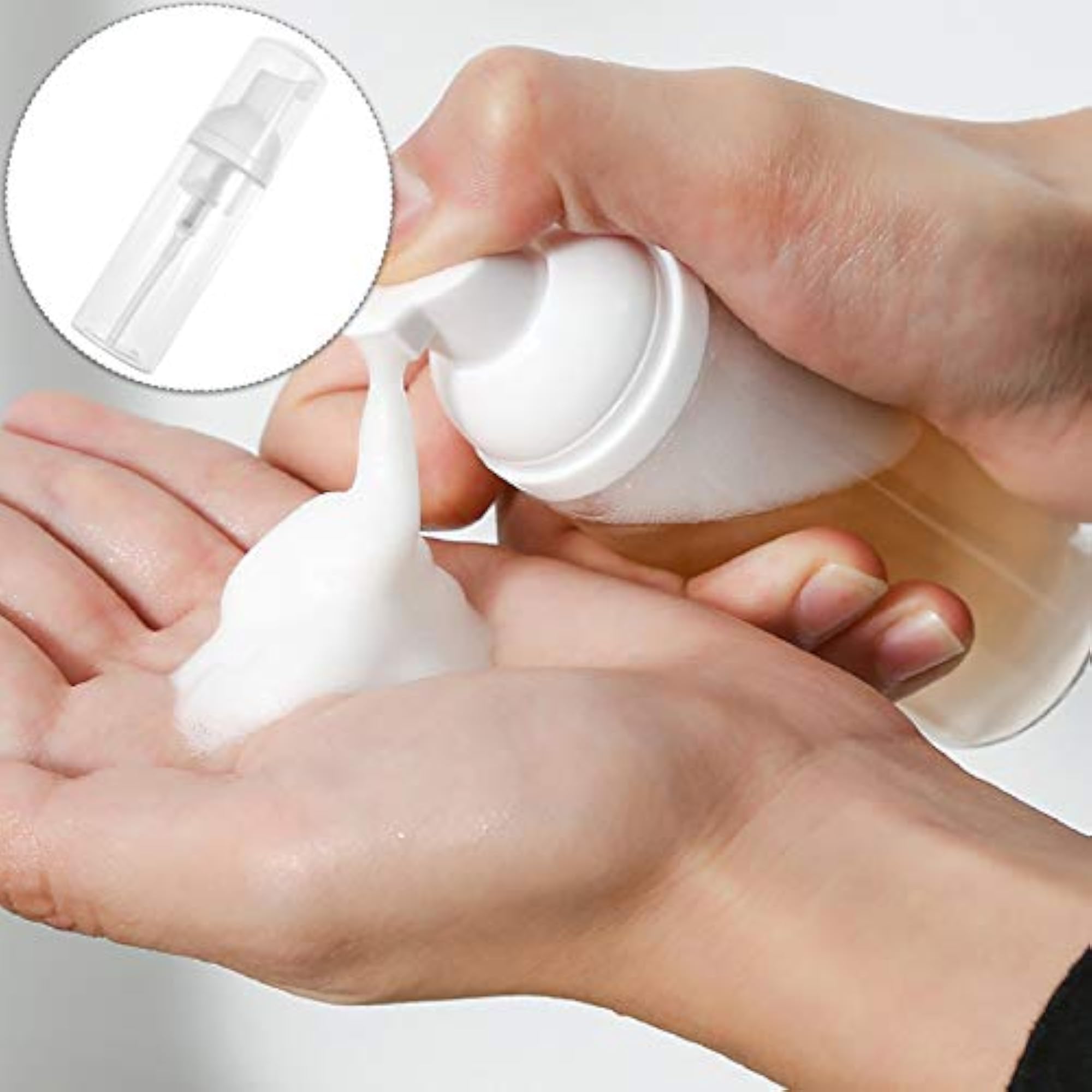 12Pcs 60ml Portable Foaming Bottles for Travel