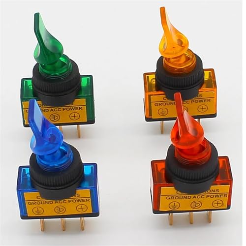 Interrupteur 12V 20A pour customiser le tableau de bord auto et camping-car