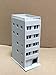 Outland Models Railway Modern 5-Story Apartment with Garage Unpainted N Scale