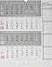 Produktbild 4-Monats-Planer in rot - 4-Monatskalender 2021 mit Datumsschieber - Bürokalender mit praktischer Notizspalte und Jahresübersicht - Format 30 x 39 cm