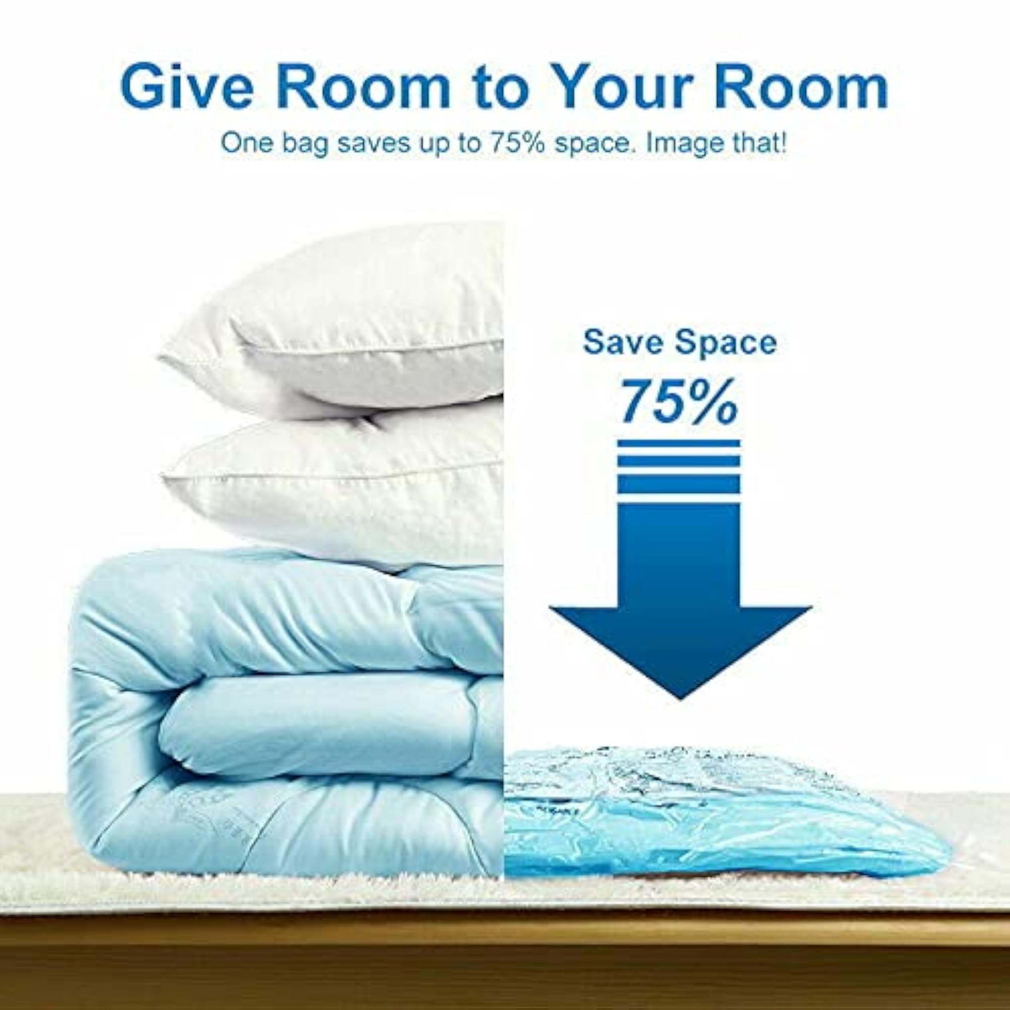 Vacuum Storage Sealer Bags for Clothes and Bedding