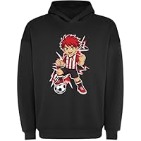 Ropa4 Sudadera Oversize con Capucha Superfutbolista Manga del