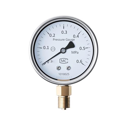 Manomètre numérique de pression pour contrôler facilement les circuits d'eau de la maison