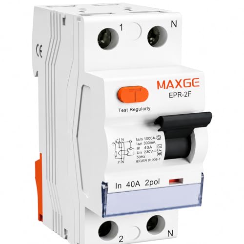Cablepelado Interruptor Diferencial Industrial Y Terciario Clase A 300ma Superinmunizado 10 Ka Poder De Corte: 10000a 2p 40a