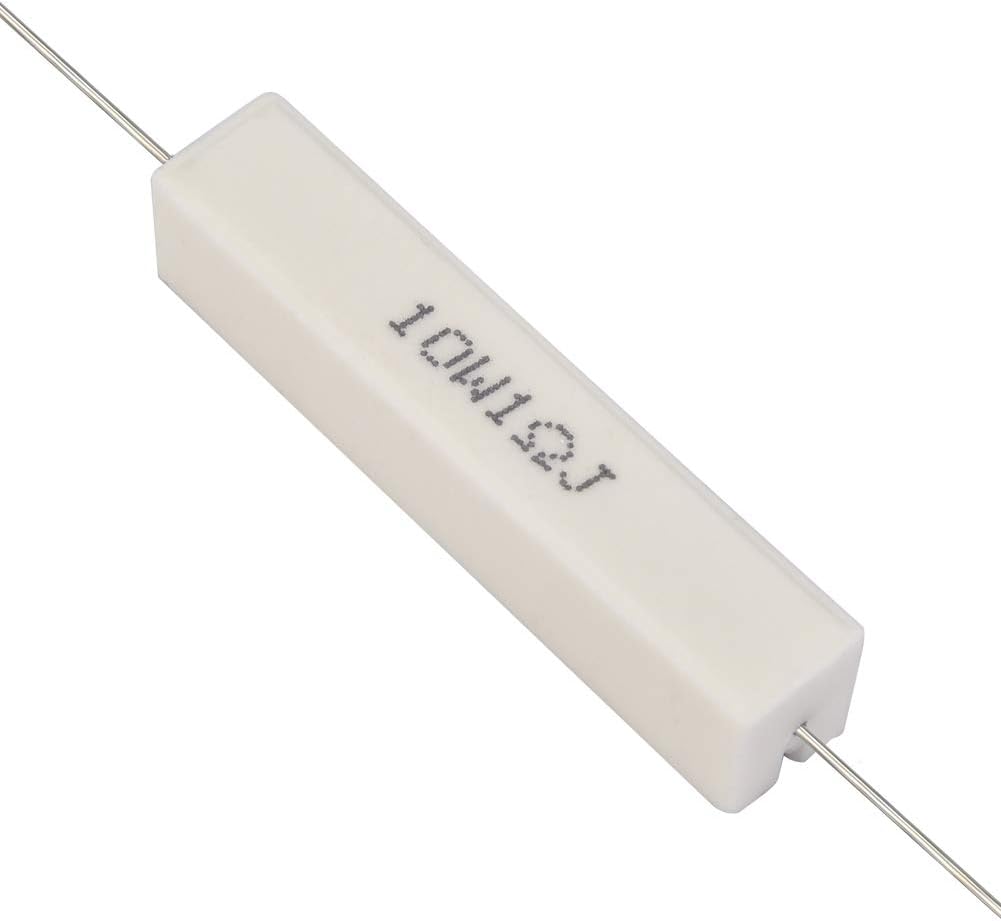 Shock Resistance Large Dimensions Resistor Kit, Cement Resistor, for Audio Equipment Crossover Power Adapter Audio (1 euro)