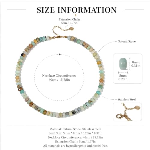 tanguan Beaded Gemstone Necklaces for Women (Mixing colors) by tanguan - Used condition - Image 4