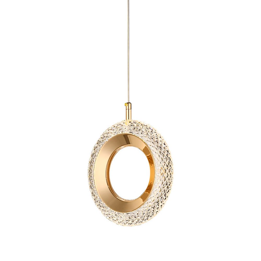 Lámpara de techo colgante 7W con altura ajustable de 200 cm para iluminar dormitorios