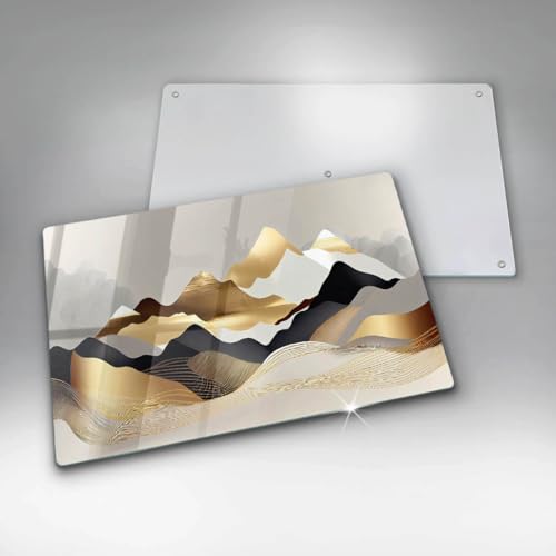 Accessoires de cuisine design montagne dorée pour protéger et décorer votre intérieur