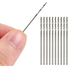 20 Pcs 0.9 mm HSS Micro Twist Drill Bit, Mini High Speed Steel Drill for Wood, Plastic, Soft Metal