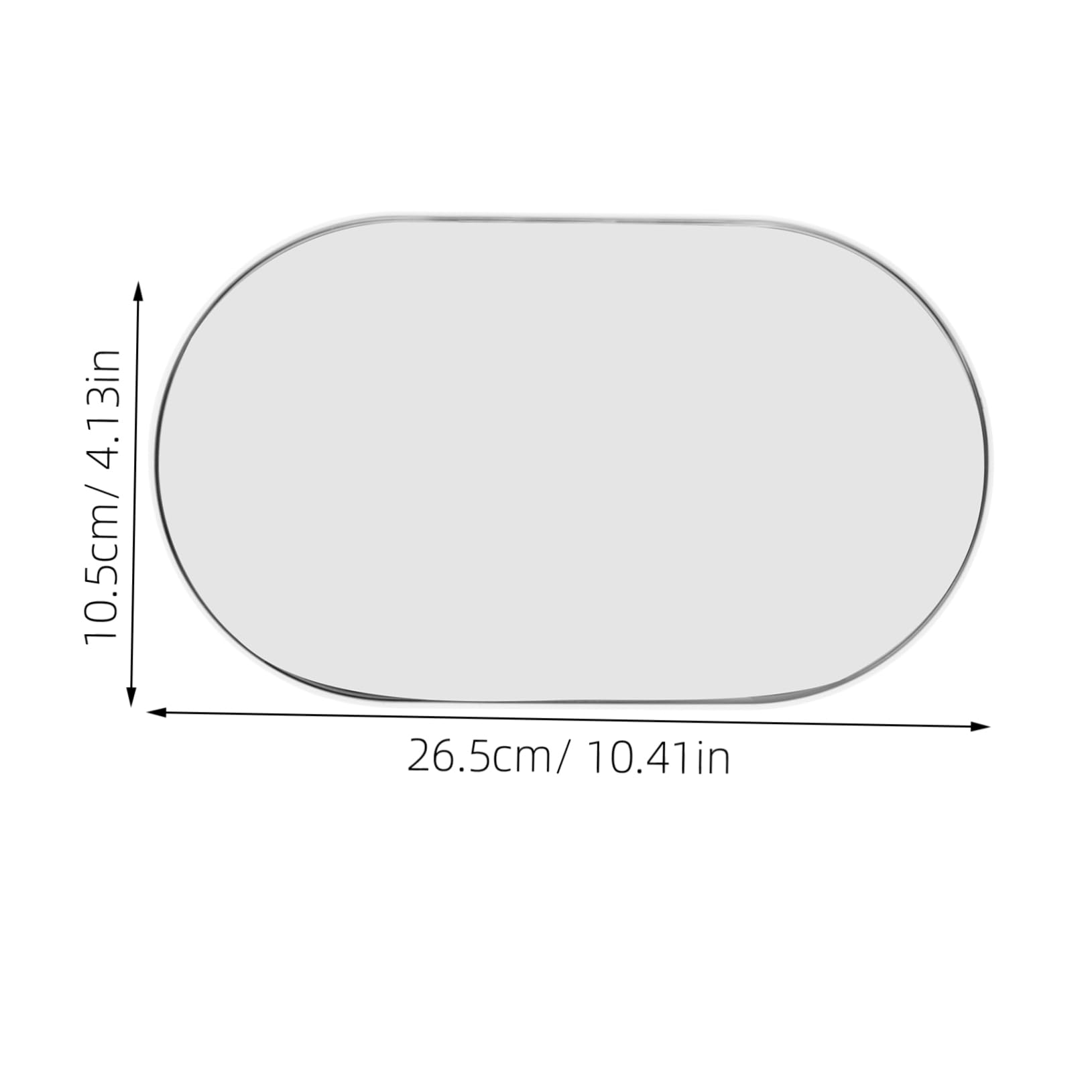 Báscula Digital Para Peso Corporal Portátil, Báscula De Viaje Recargable 26x15 Cm, Espejo Ovalado, Lectura Rápida y Precisa, Herramienta De Pesaje Para Mujeres y Uso Doméstico