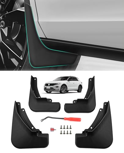 Garde-Boue pour VW T-ROC 2018-2025 Protection Idéale pour Routes de Campagne et Pluie