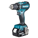 Drehmoment weich: 27 Nm Makita DDF485RFJ Akku-Bohrschrauber mit 2X 3.0 Ah 18V