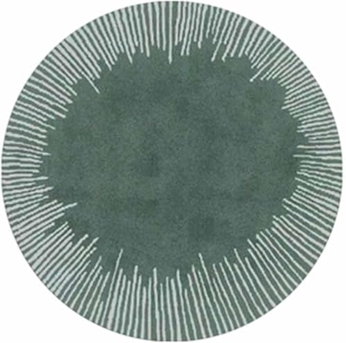 Tapis doux salon rond géométrique et antidérapant pour maison