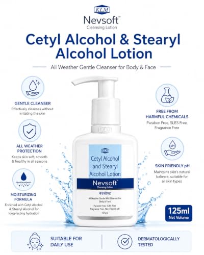 Nevsoft Cetyl Alcohol Cleansing Lotion, 125ml - Image 4