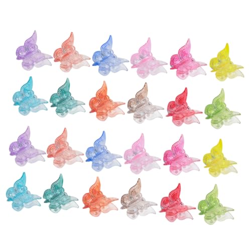 Beavorty 24 Pièces Mini Pinces à Cheveux Papillote Lot De Petites Pinces Accessoires Pour Filles Et Femmes