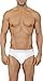 Calvin Klein Men's Underwear Id Cotton Hip Brief, White, M