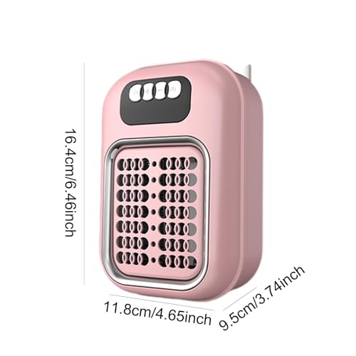 Wall Outlet Space Heater Adjustable Mini Space Heater for Indoor Office Home Pink|Home & Garden | Home Improvement | Heating Cooling & Air | Space Heaters 8 41eirGnZ2AL