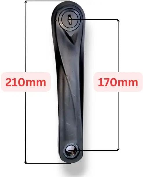 Image of GHG 24-34-42T Crankset Steel Chainwheel 7 /8 /9 Speed Universal Square Hole Mountain Bike, Racing Bike, Road Bicycle Wheel (Front Pack of 24T-34T-42T)