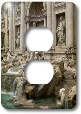 3dRose LLC lsp_47792_6 Trevi Fountain in Rome, Italy Places To Travel 2 Plug Outlet Cover image 5